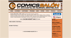 Desktop Screenshot of comics-salon.sk